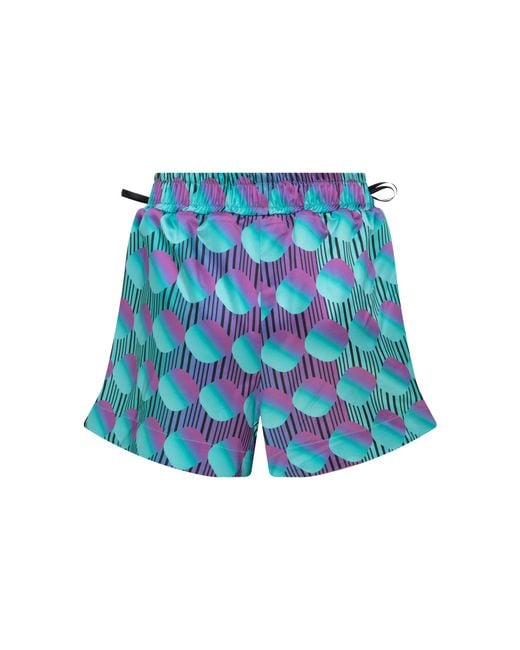 Je Te Veux Blue Jett Polka Dot Shorts With Bow Detail