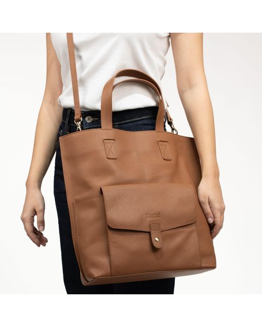 Hamel Atelier Brown Goya Leather Crossbody Bag