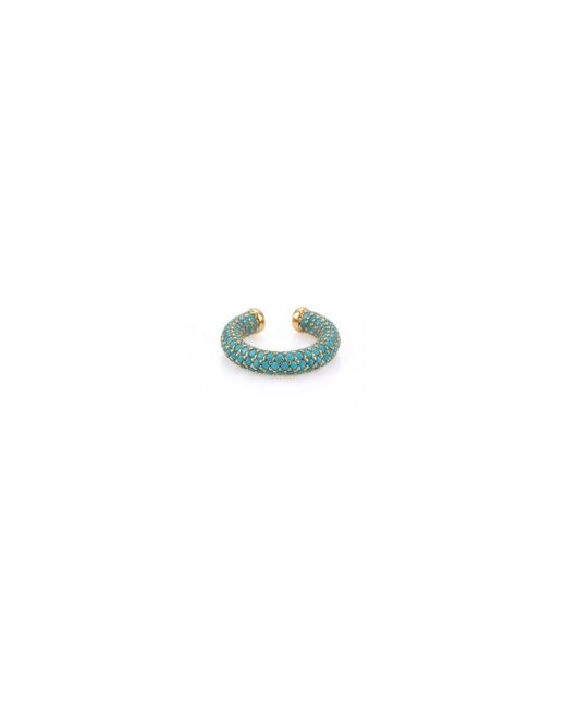 Jaredjamin Blue Elara Cz Plated Ear Cuff