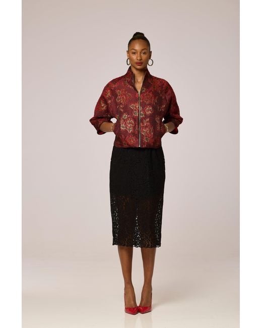 Lioness by Tf Red Blooming Jacket