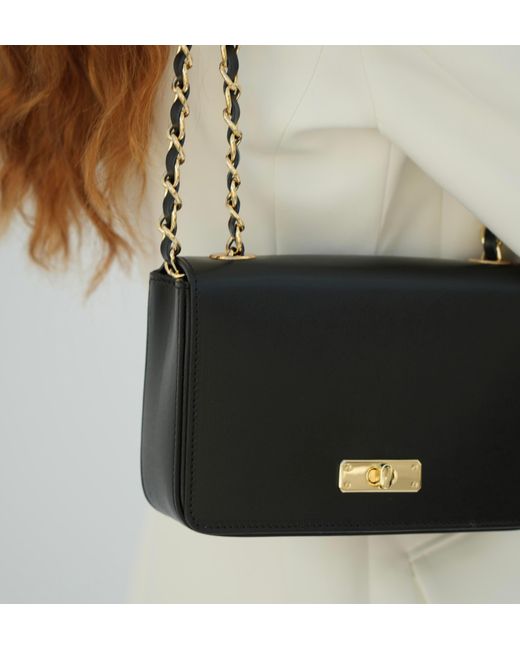 Apatchy London Black The Grace Leather Bag