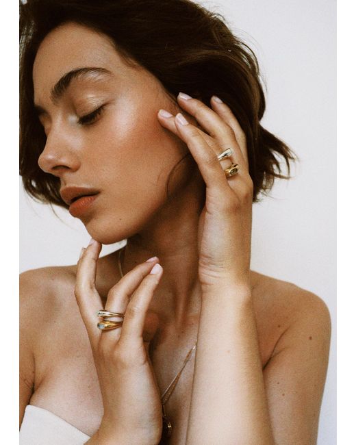 Gem Island Metallic Sage Ring