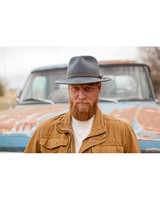 Jamie Slye Hats + Accessories Black Buddy Wool Fedora Hat