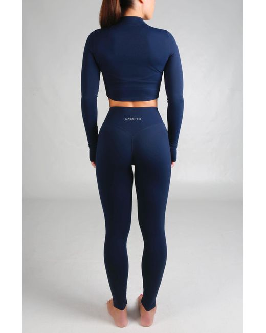 Cmmttd Blue Core Contour Legging