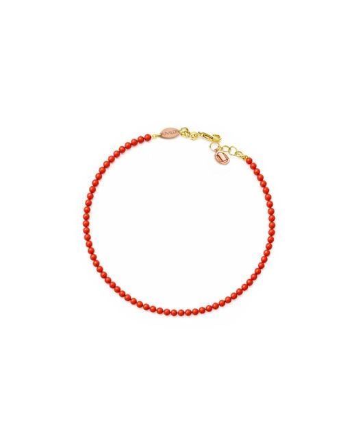 Unaloe Red Mediterranean Coral Bracelet
