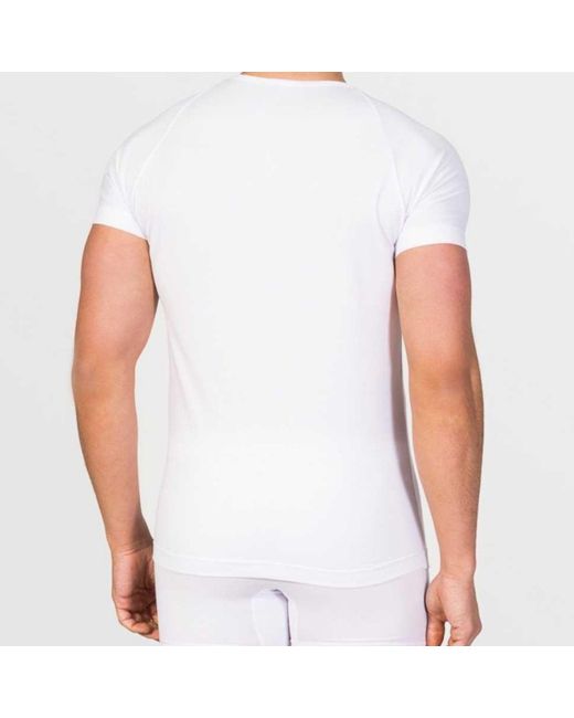 Zd - Zero Defects White Ranglan V-Neck T-Shirt for men