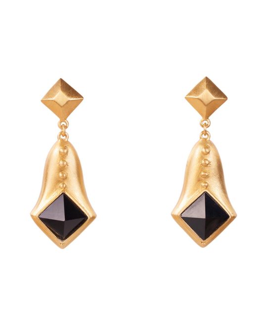 Christina Greene Metallic Plath Earrings