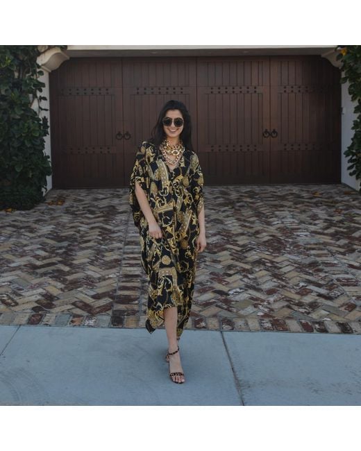 Jennafer Grace Green Voglia Nera Caftan Kaftan Dress