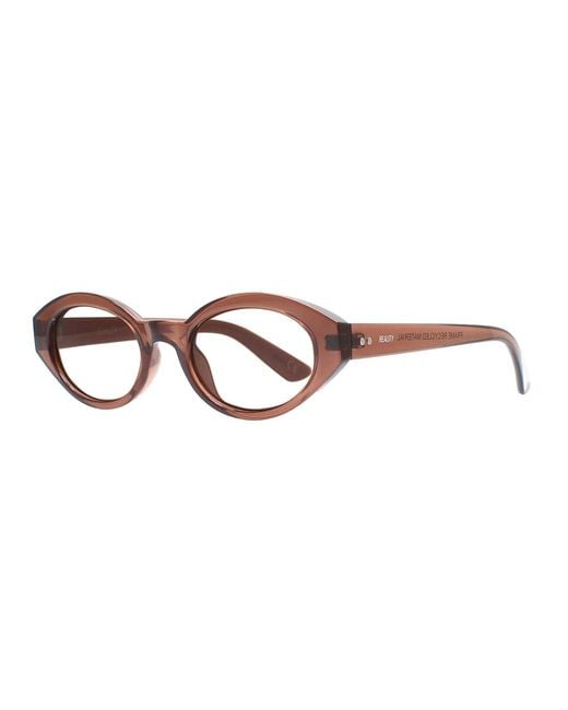 Reality Eyewear Brown The Demi Reader