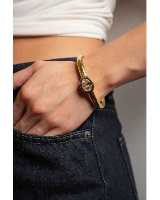 Argento Vivo Metallic Oval Heirloom Bangle