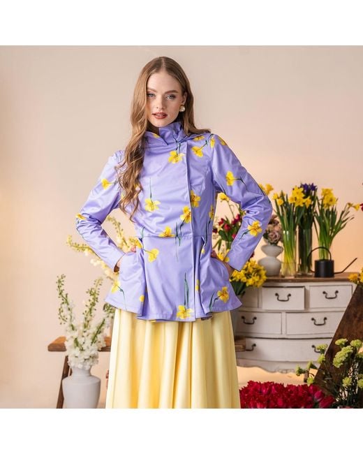 RainSisters Purple Jacket With Detachable Hood: Lilac Joy