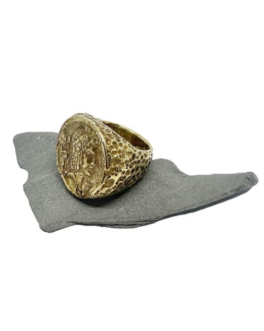 Tg-Jewellery by Tamara Gervasio Metallic Chunky Roman Coin Ring