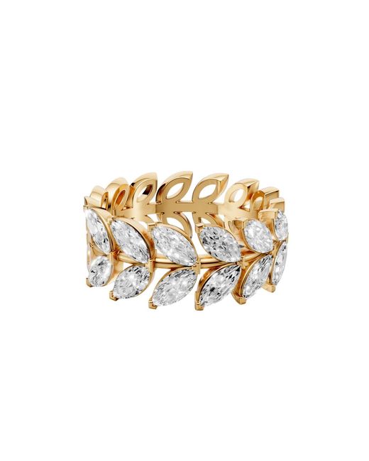 Aya Fine Jewelry Metallic Marquise Lab Grown Diamond Eternity Band Ring