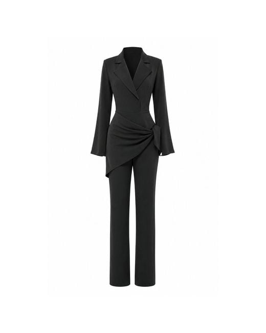 Turana Atash London Black Mond Jumpsuit