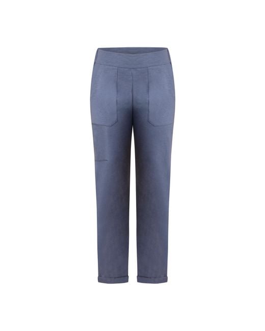 Known Supply Blue Mid Rise Slim Pants