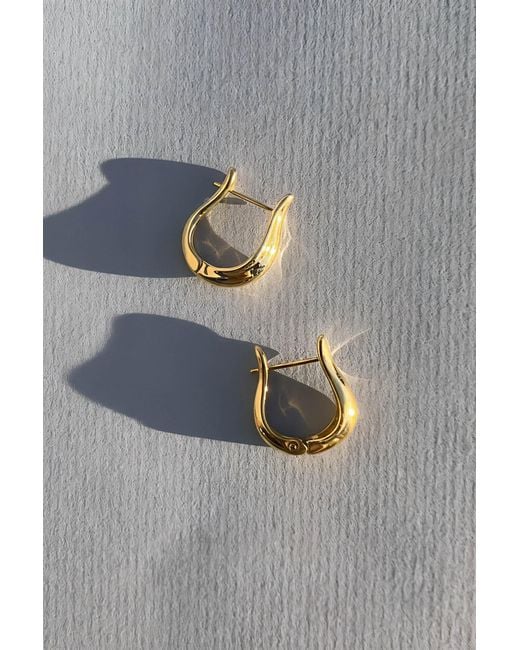 Astor & Orion Metallic Lyra Modern Hoops