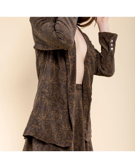 Misha Vaidya Brown Alani Jacket