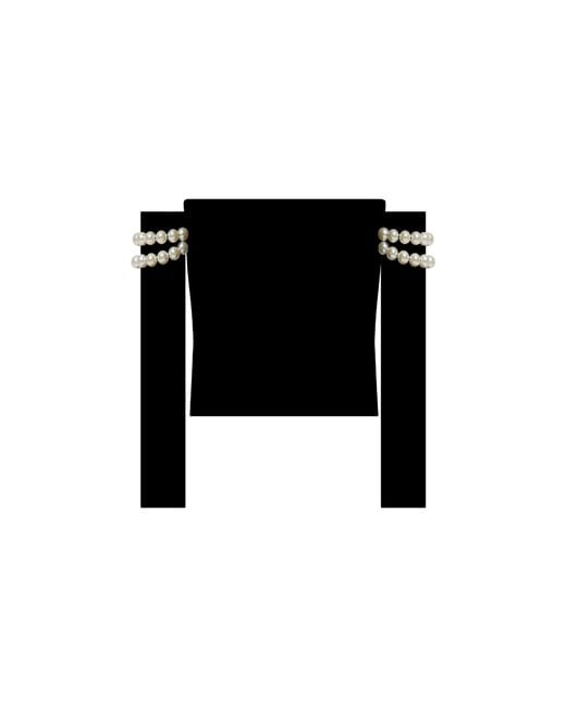 Nur Karaata Black Gaillard Top
