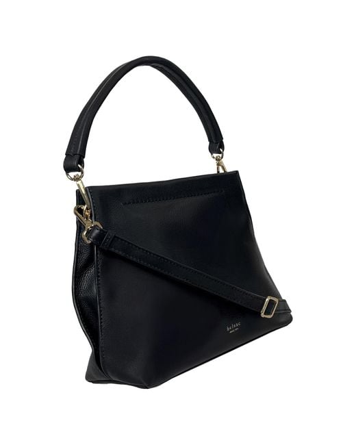 BELYSA Black Petra Leather Shoulder Bag