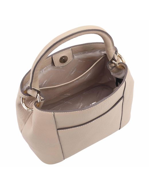 Paul Costelloe Natural Rosa Leather Bag
