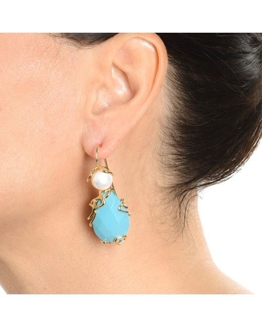 Addicted Blue Selene Dangle Earrings