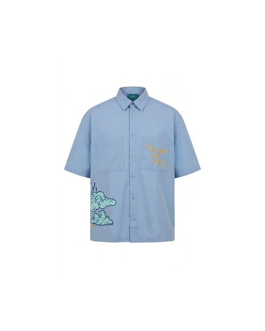 King Naked Blue Another Dimension Shirt for men