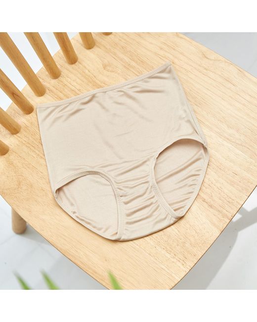 Soft Strokes Silk Natural Neutrals Set Of Two Knitted Silk Mid Rise French Cut Pantie Shimmer Collection