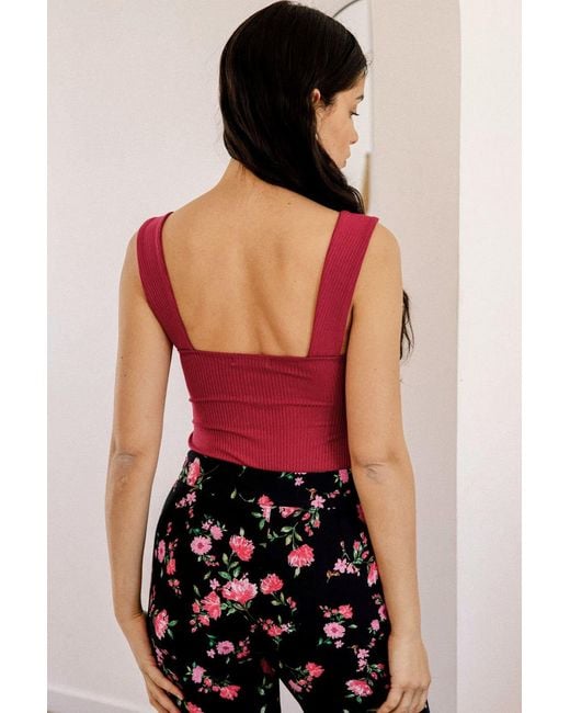 AVANI Apparel Red Bodysuit Alysse