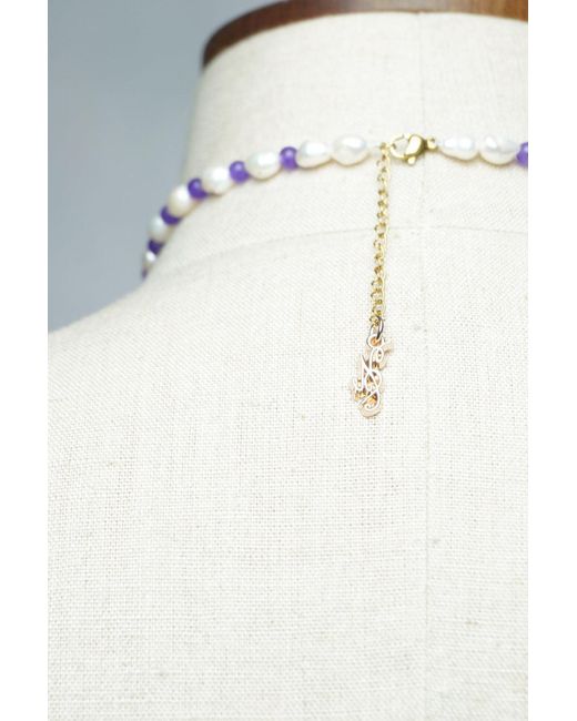 Natalia Petruch Purple Neutrals Lilibeth Choker