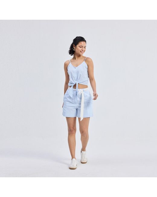 REISTOR Blue Regular Fit Shorts
