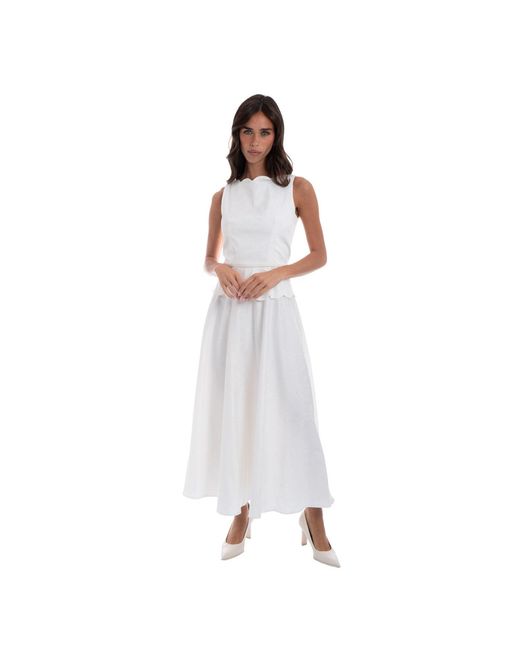 Sofia Tsereteli White Echoed Elegance Gown