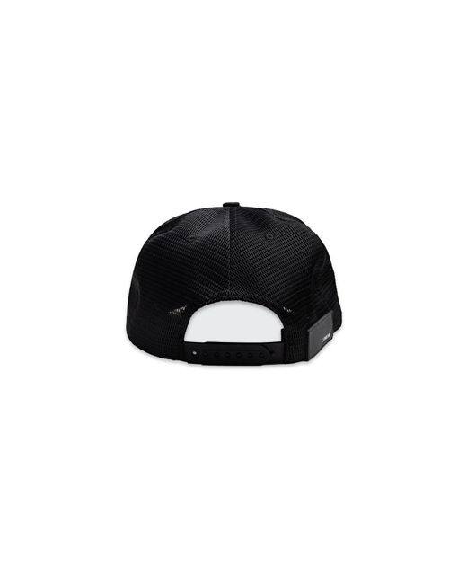 Comune Black Tonal Trucker Hat for men