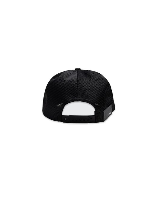 Comune Black Tonal Trucker Hat for men