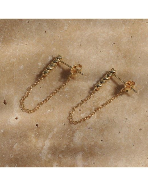 Lait & Lune Metallic Seri Earrings
