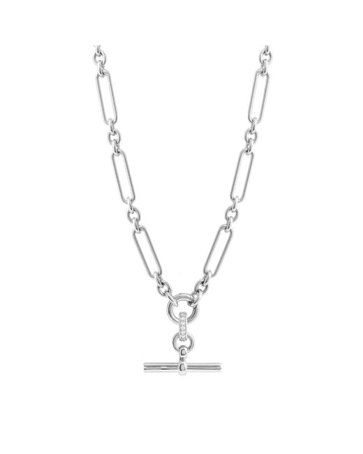 Hye Jane Jewelry Metallic Colette T Bar Necklace