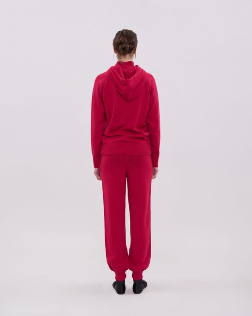 La Granni Red Knitted Gato Trousers