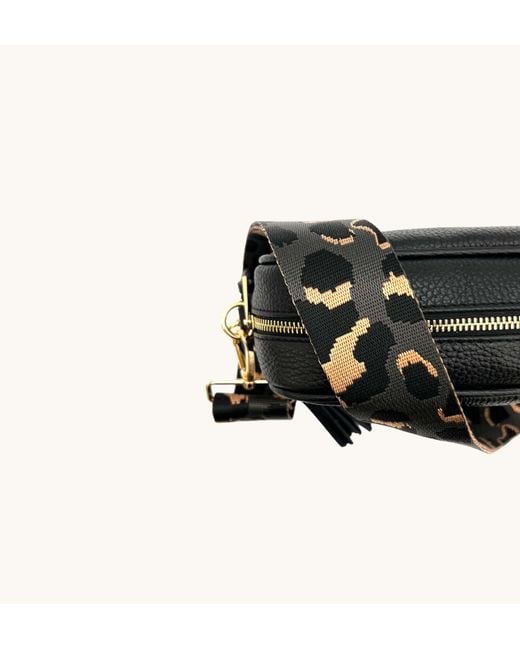 Apatchy London Black Leopard Strap