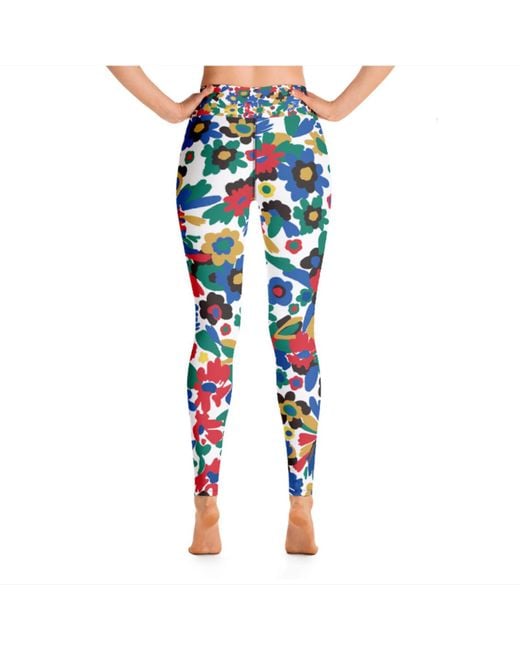 Jessie Zhao New York Synthetic High Waist Yoga Leggings In Colorful ...