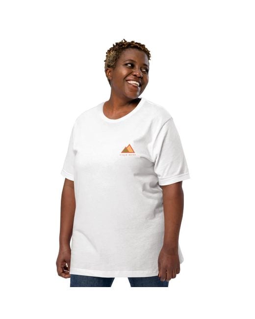 Anchor and Crew White Two Field Notes Organic Cotton T-Shirt