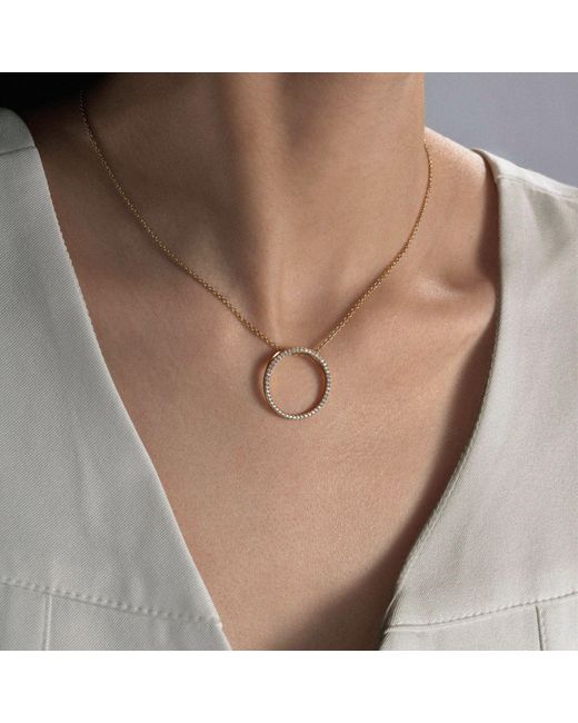 Diamonbliss Metallic Marilyn Monroe Convertible Pave Round Pendant Necklace