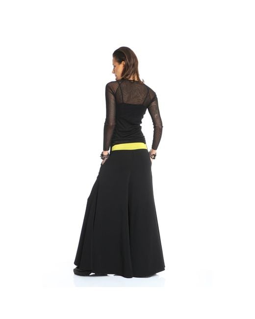 Silvia Serban Black Super Flared Pants