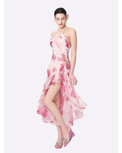 Nana Jacqueline Pink Floral Vivienne Dress