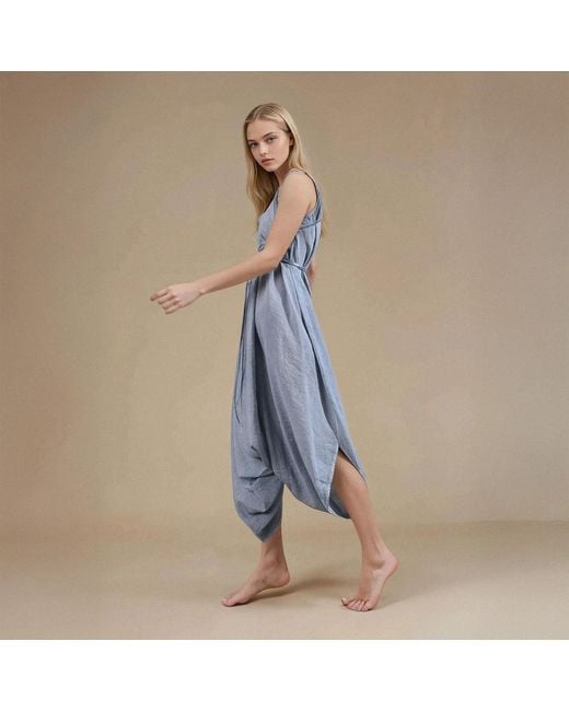 Zhenabia Blue Baris Jumpsuit