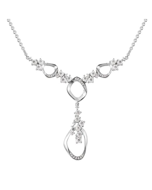 Lucy Quartermaine Metallic Volcan Necklace With Topaz Gemstones