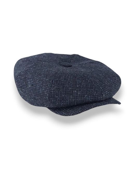 Mister Miller - Master Hatter Blue Finch's Seas Oversized Bakerboy Cap for men