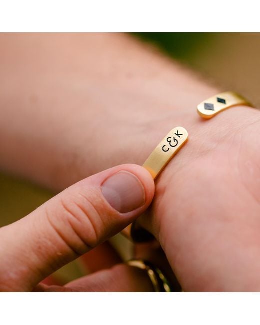 Coco & Kinney Metallic Ben Bangle for men