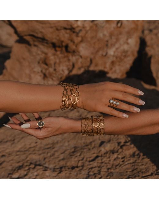 Myrto Katramadou Jewellery Metallic Thalassa – Pearl Ring