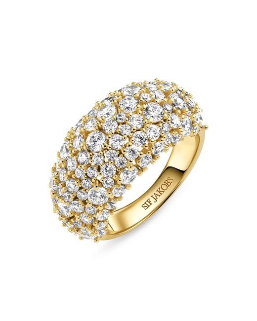 Sif Jakobs Jewellery Metallic Ring Cristallo Grande