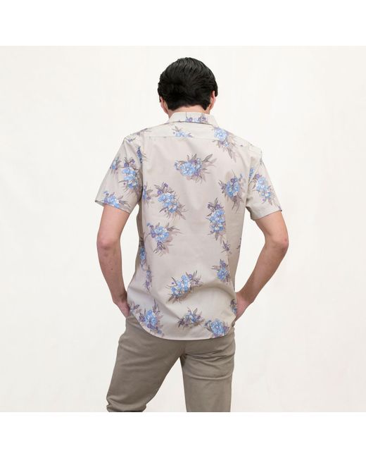 Lords of Harlech Gray Tim Oxford Harmony Shirt for men