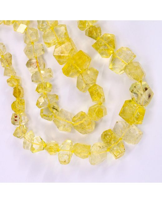 Mineralgems•Studio Metallic Citrine Quartz Statement Necklace